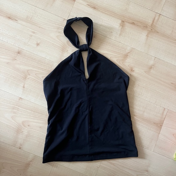 Elegant Black Halter Top Dynamite Going Out Top - Picture 1 of 4